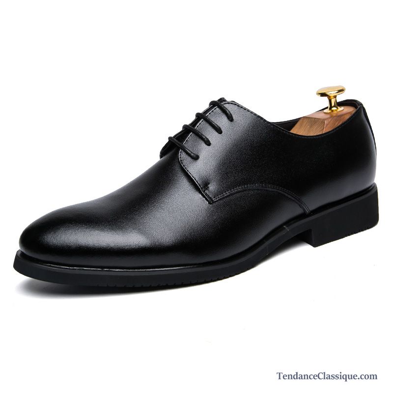 Chaussures Homme Cuir Noir Bronzage, Mode Simili Cuir Homme Pas Cher