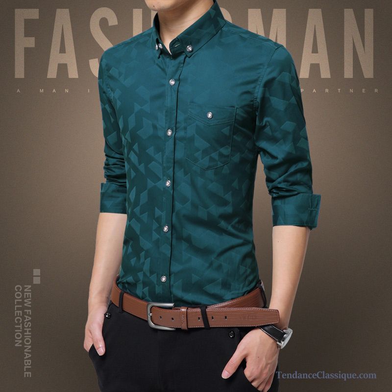 chemise homme coupe droite