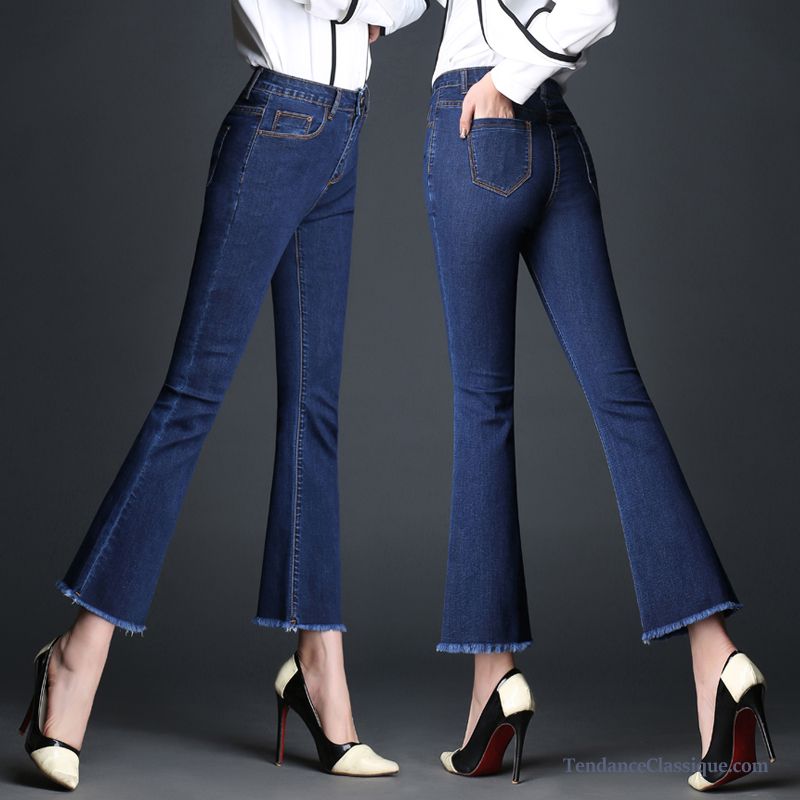 Jean Femme Enduit Saphir, Taille De Jeans Femme