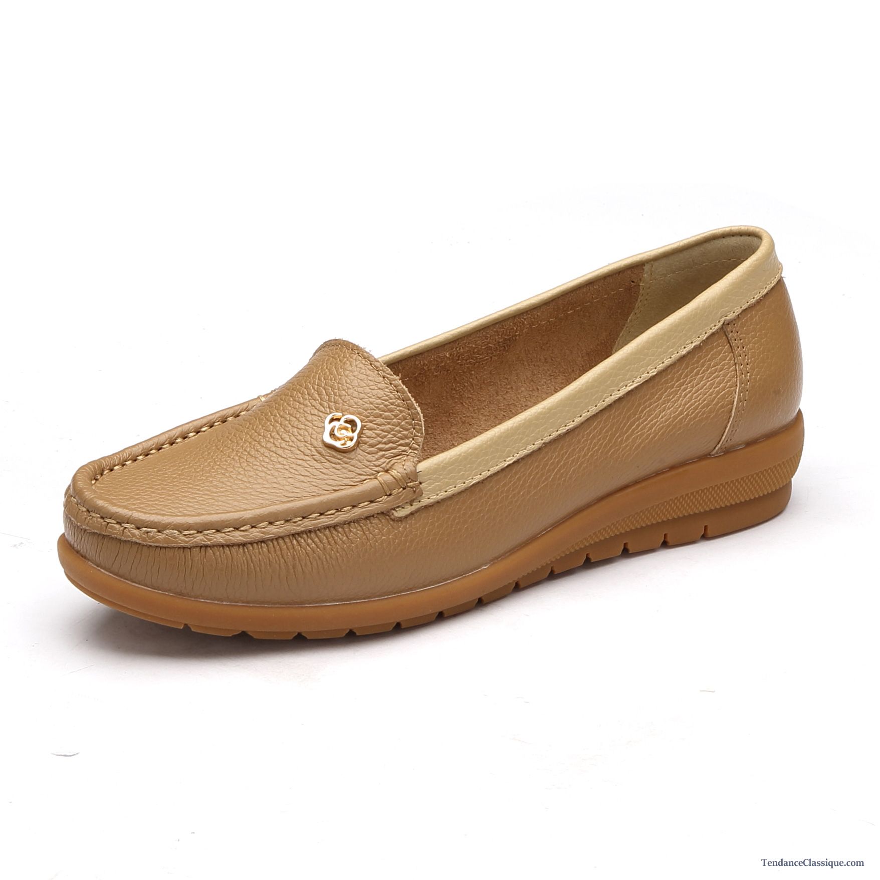 mocassin femme cuir pas cher