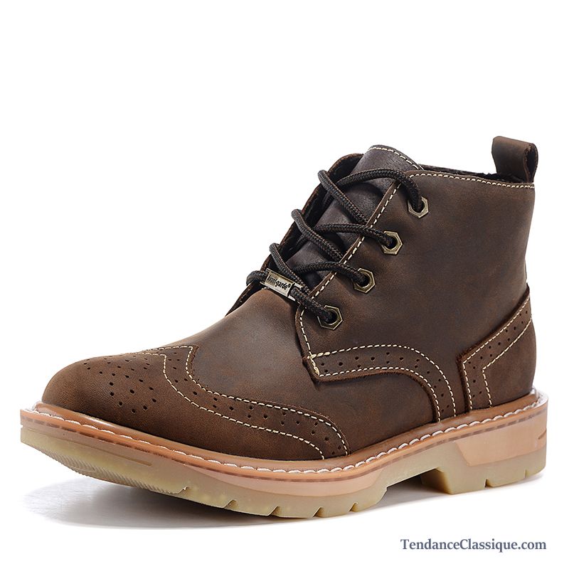 Bottes Pas Cher Homme Bronzage, Chaussures Homme Bottines