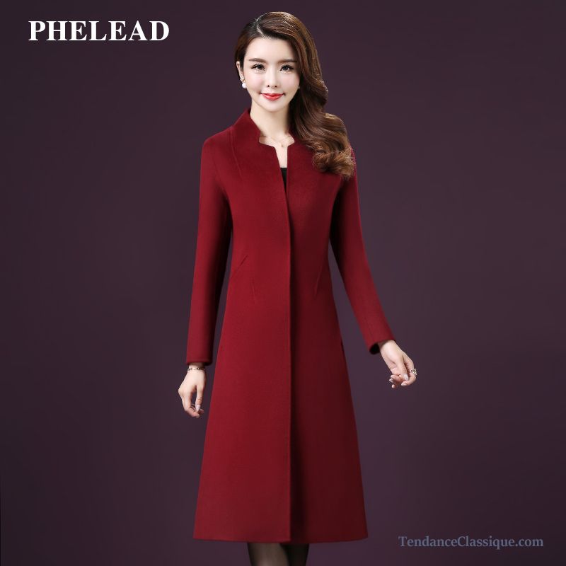 manteau long femme classe