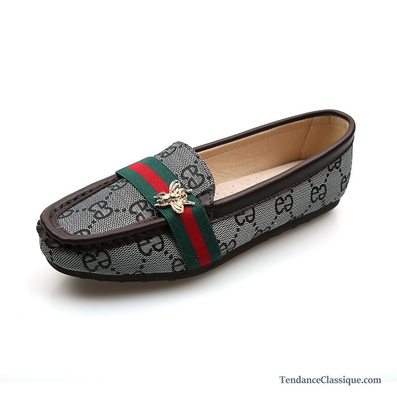 chausson mocassin femme