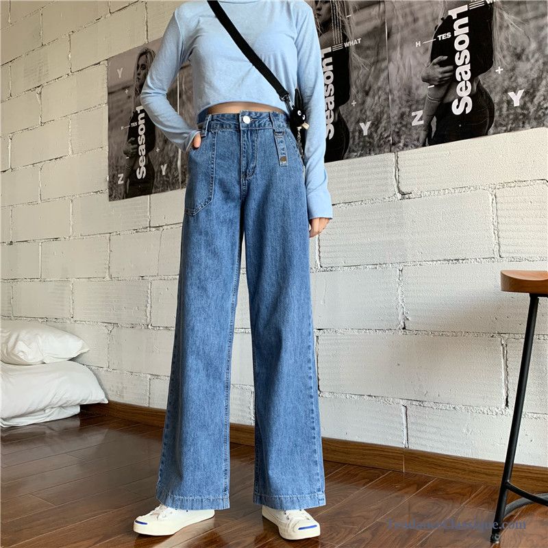 Trouver Des Jeans Taille Haute Bronzage, Jeans Strass Femme