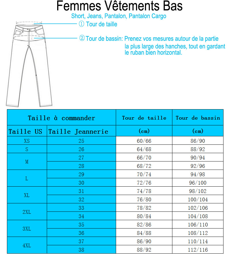 Jeans Femme Taille