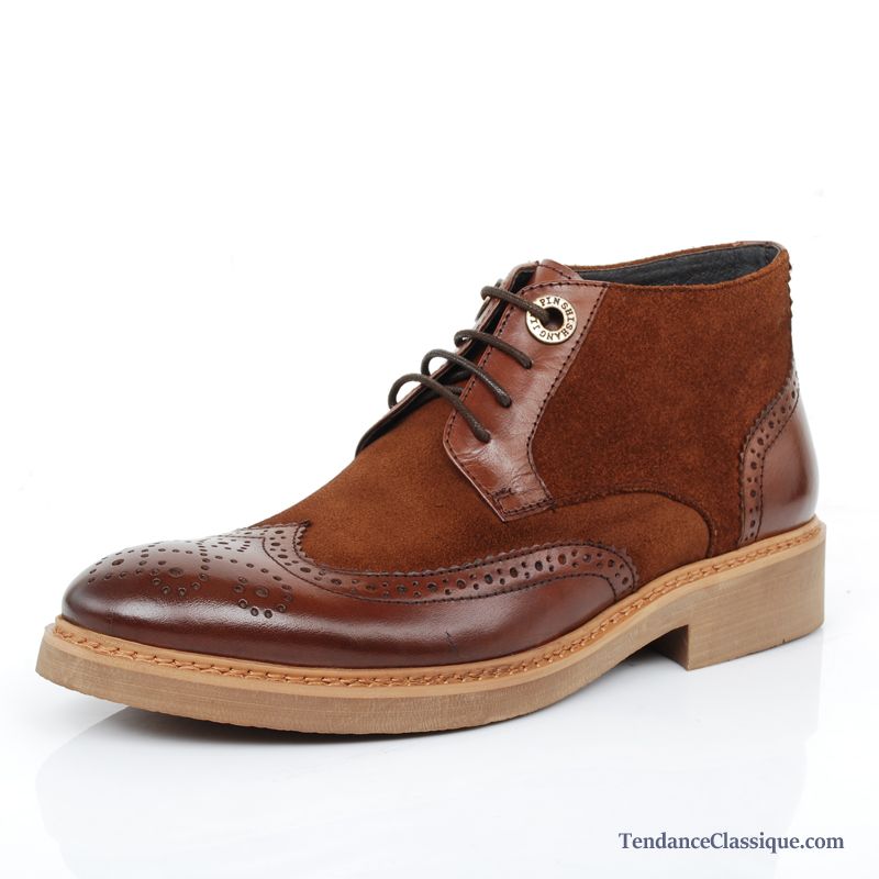 Achat Bottines Homme Bordeaux, Bottes Montante Hiver En Ligne