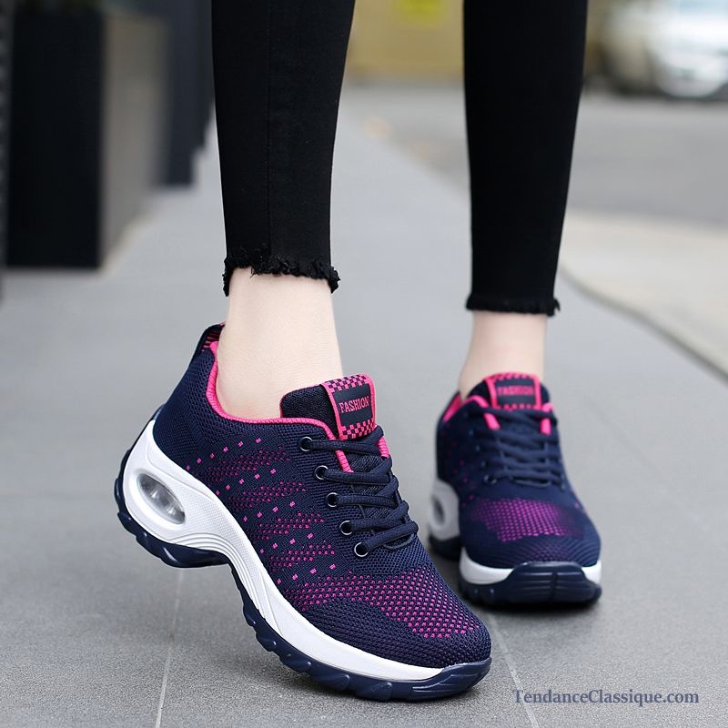 Basket Running En Salle Lilas, Nouvelle Chaussure Femme Pour Running Pas Cher