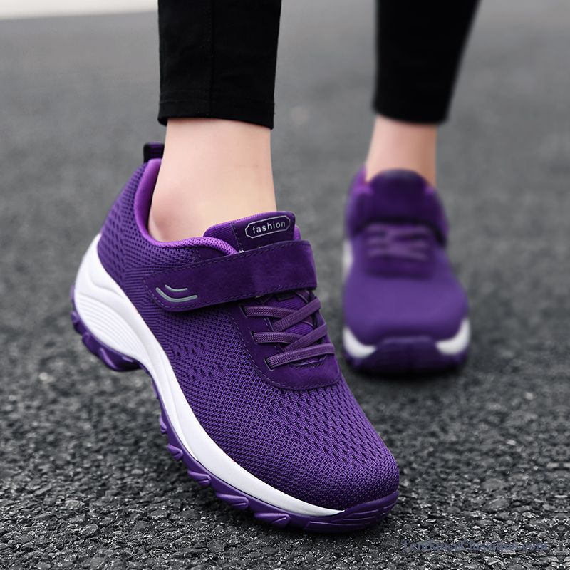 Basket Running En Salle Lilas, Nouvelle Chaussure Femme Pour Running Pas Cher