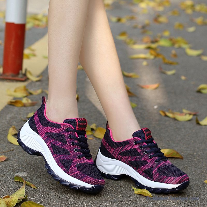 Basket Running En Salle Lilas, Nouvelle Chaussure Femme Pour Running Pas Cher