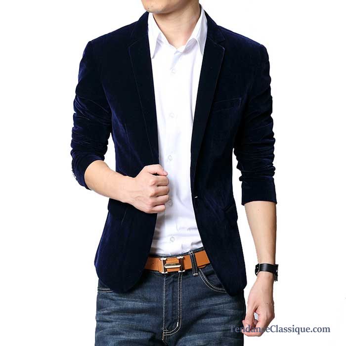 Blazer Bleu Homme, Blazer En Lin Pas Cher