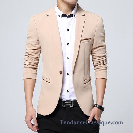 Blazer Business Homme Palegoldenrod, Achat De Blazer En Ligne Pas Cher