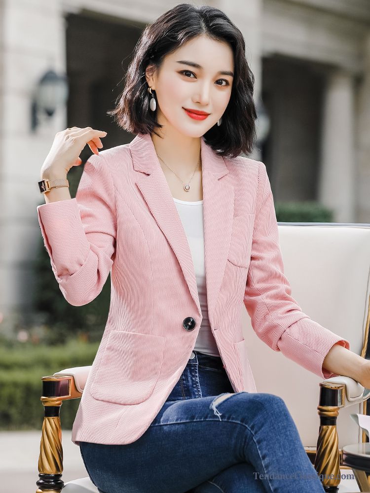 Blazer En Satin Femme Corail, Blazer Satin Femme