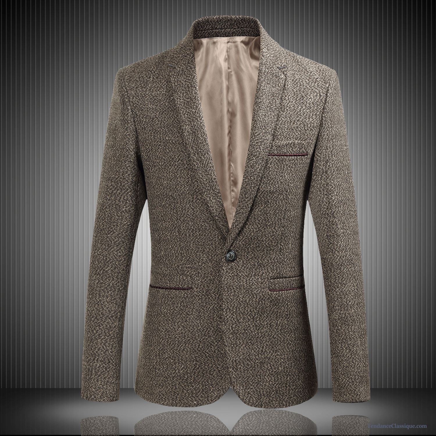 Blazer Homme Gris Foncé, Veste De Blazer Pour Homme Pas Cher