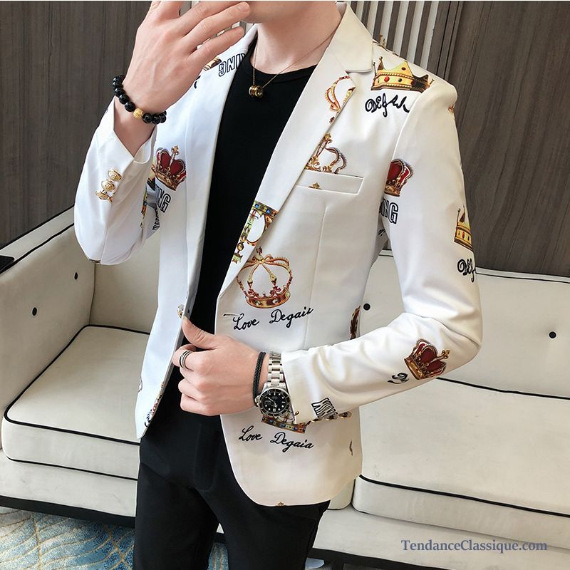 Blazer Homme Pas Cher Grande Taille Sarcelle, Veste Blazer Homme Blanche