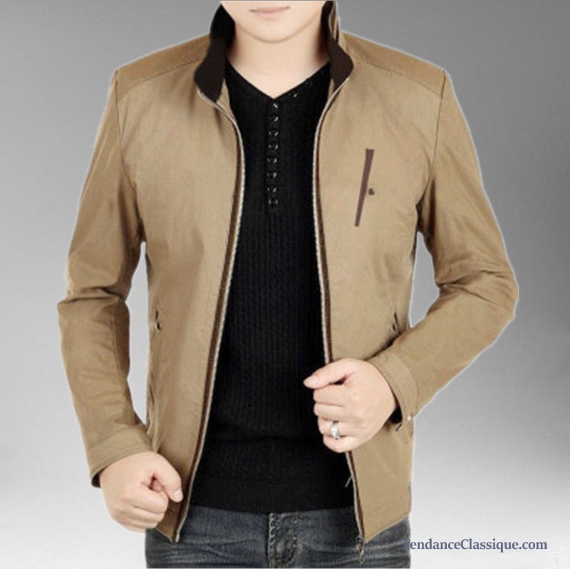 Blouson Cuir Homme Pas Cher, Manteau Homme Printemps