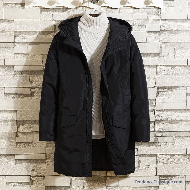 Blouson Mi Saison Homme, Veste En Coton Noir Homme Pas Cher