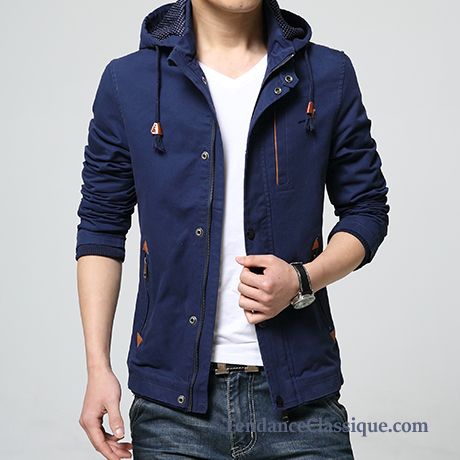 Blouson Pas Cher Homme, Veste En Toile Pour Homme