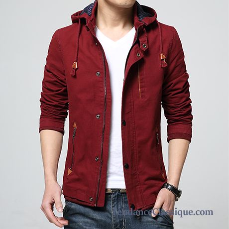 Blouson Pas Cher Homme, Veste En Toile Pour Homme