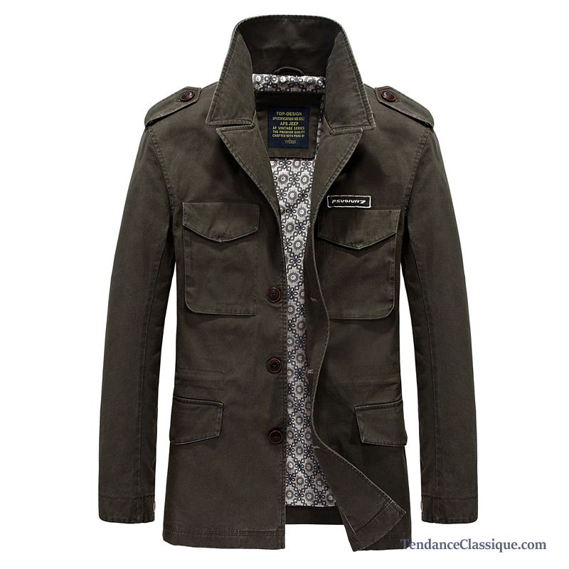 Blouson Veste Homme Printemps Écarlate, Veste Originale Homme En Vente