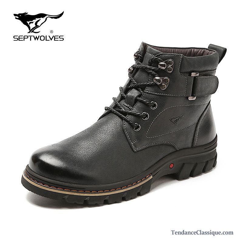 Boots Homme Pas Cher Gris, Bottes Homme Stylé