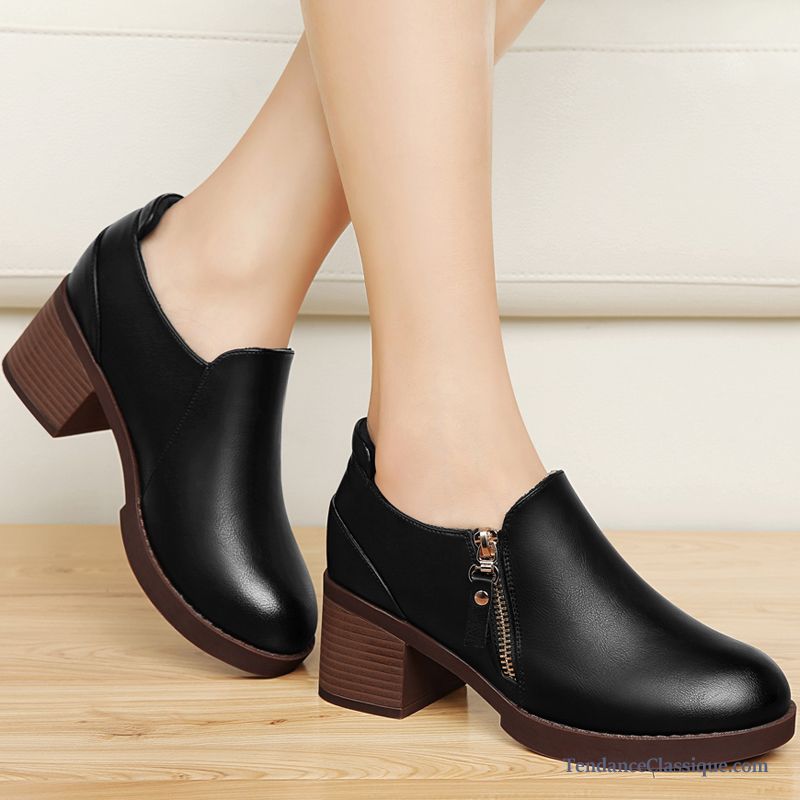 Bottes Cavalières Noires Femme, Chaussure Cuir Femme Italienne