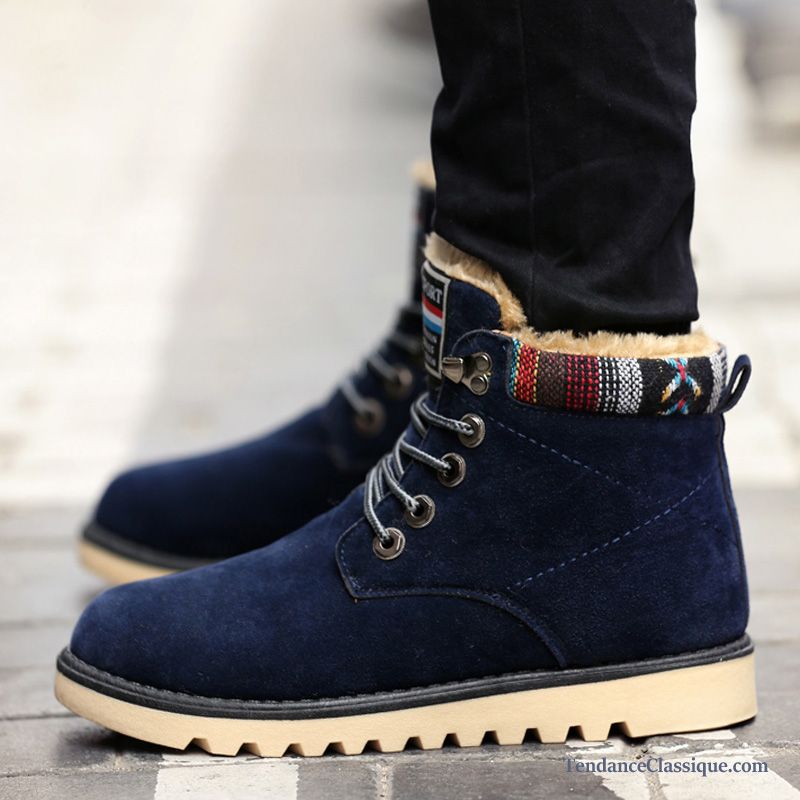 Bottes En Cuir Homme Cyan, Bottes Homme Noir Pas Cher