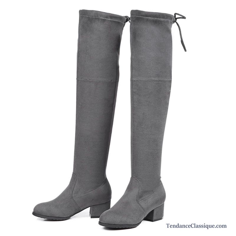 Bottes En Daim Femme Seashell, Vente En Ligne Bottes