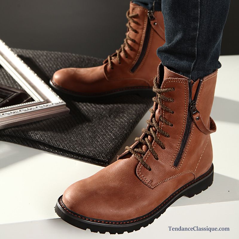 Bottes Fashion Homme, Bottes Montant Homme Pas Cher