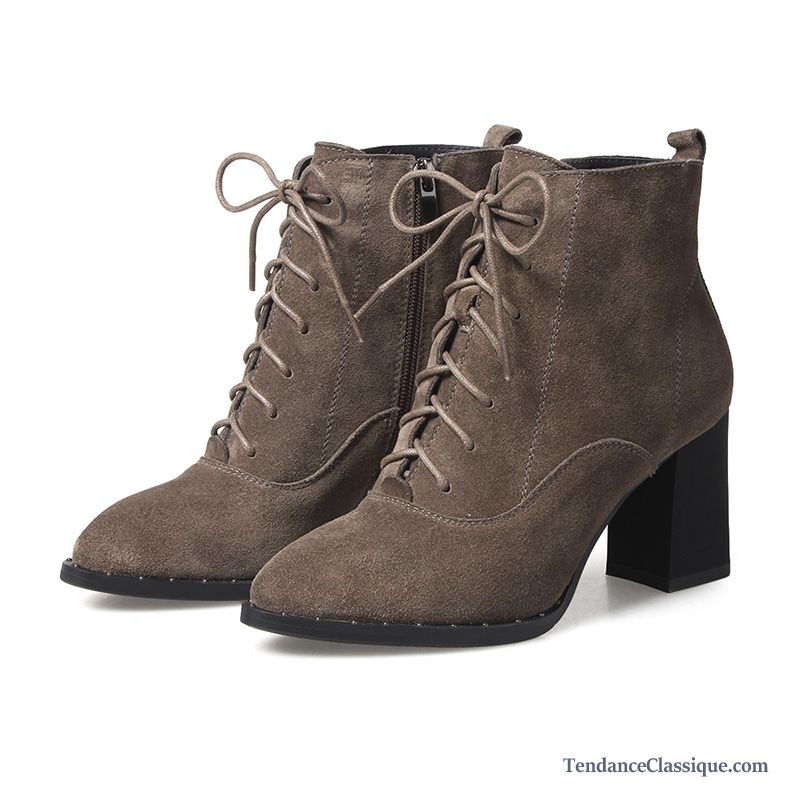 Bottes Femmes Noires Talons, Vente Bottes En Ligne En Vente