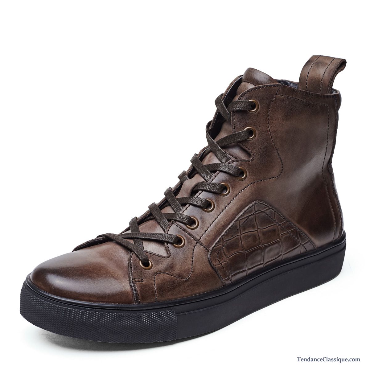 Bottes Hautes Cuir Homme Bordeaux, Bottes En Daim Homme Pas Cher