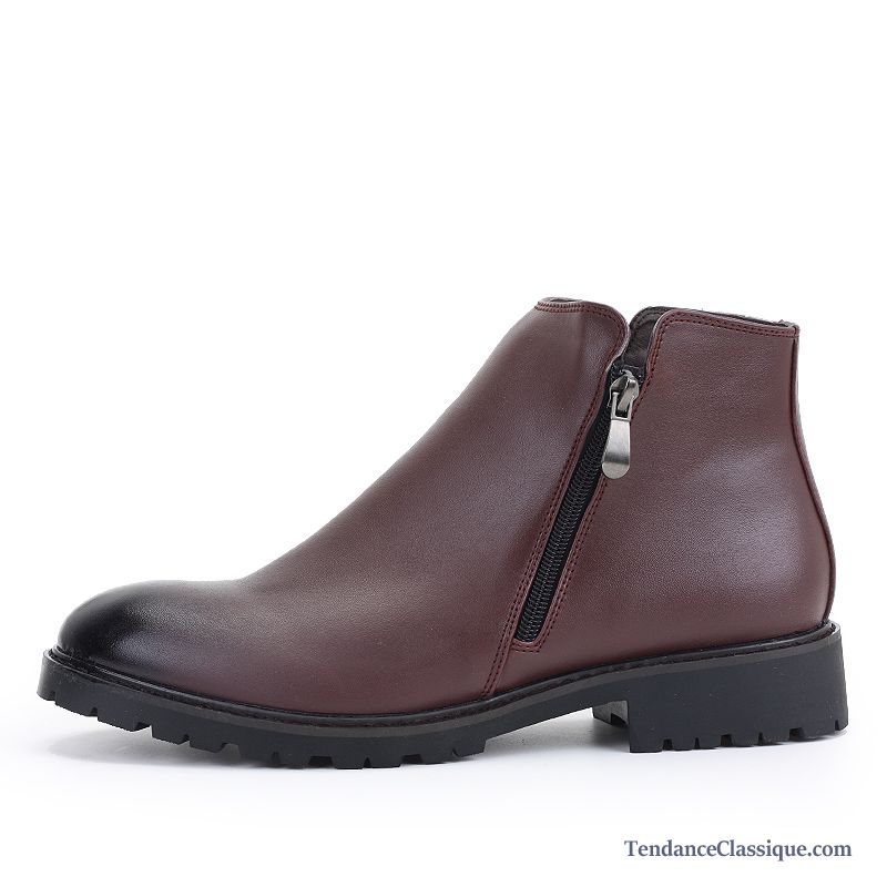 Bottes Homme Pour L Hiver, Bottes Cuir Homme Soldes