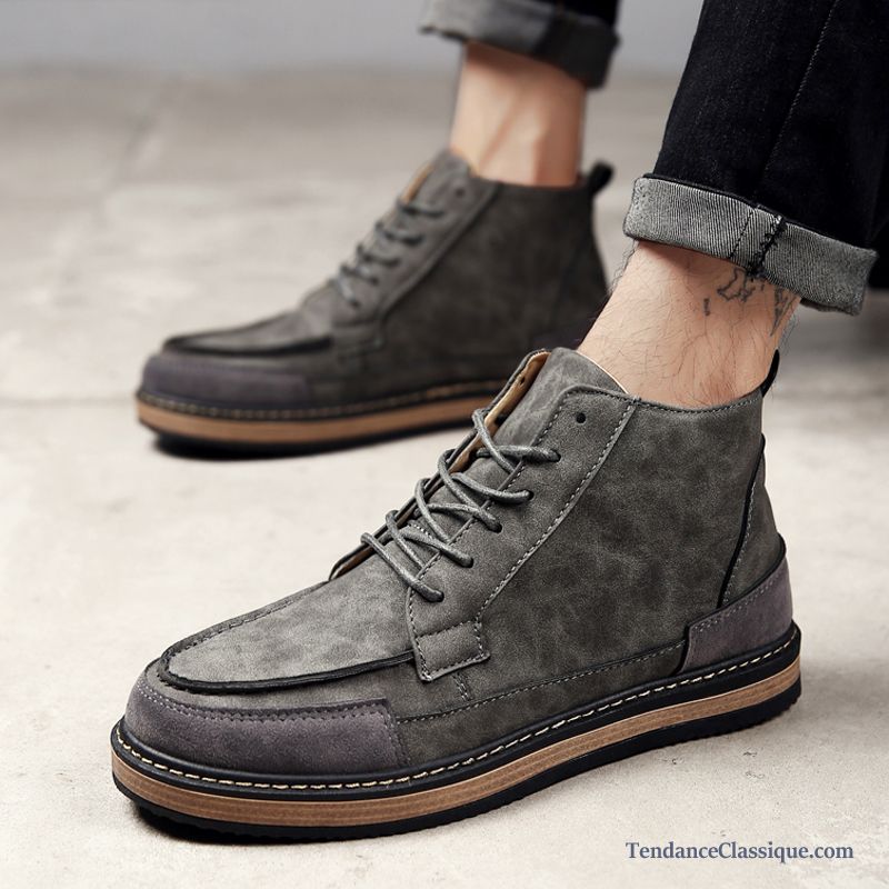 Bottes Montante Noir Homme, Les Chaussures Pour Homme