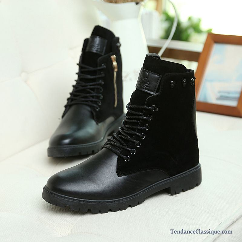 Bottes Pluie Homme, Boots Homme Cuir Pas Cher