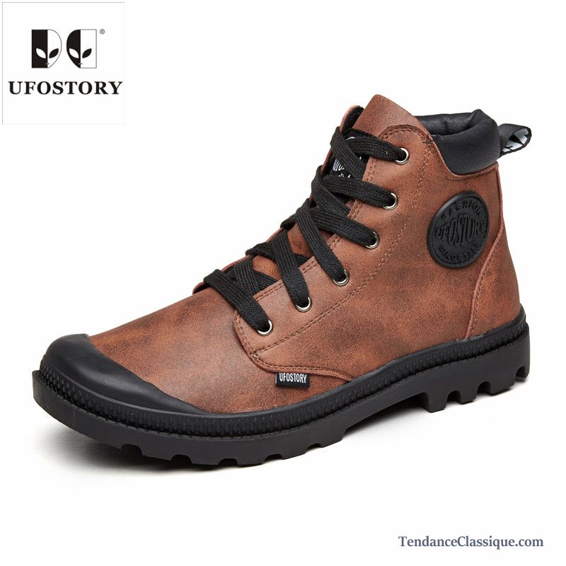 Bottine Homme Vintage Bisque, Soldes Bottes Hommes