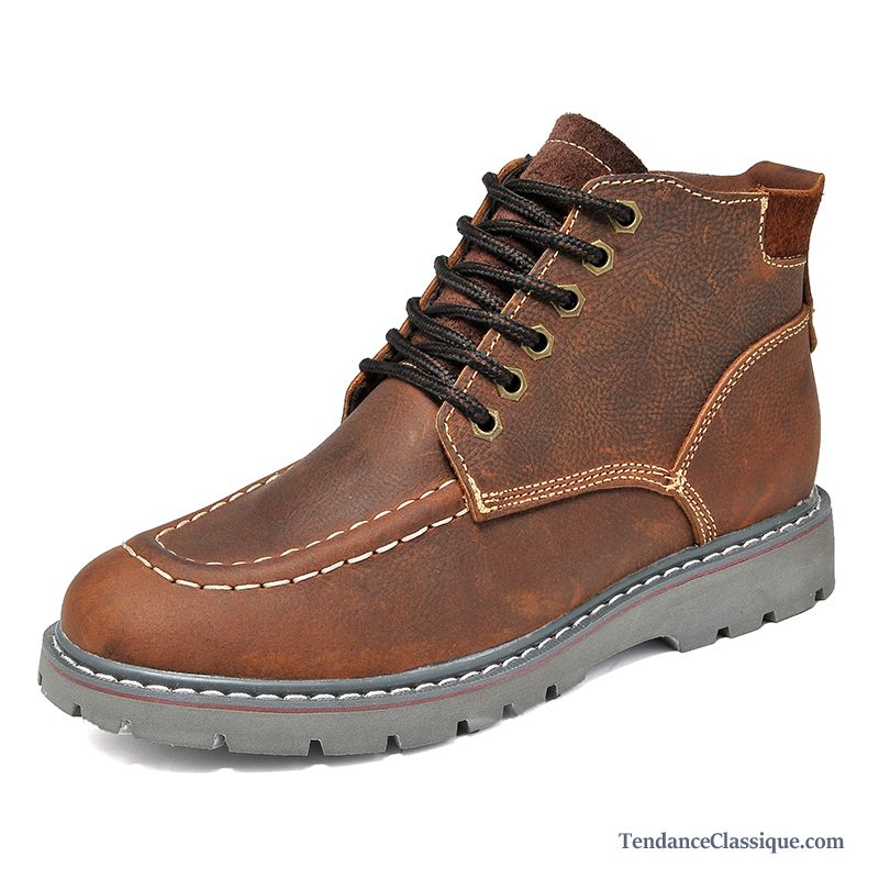 Bottine Homme Vintage, Bottes De Cuir Homme Soldes