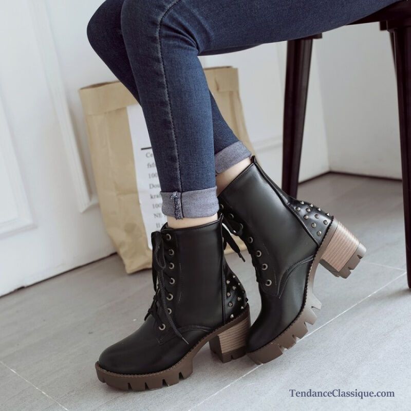 Bottines Daim Femme, Bottes Pour Femme Pas Cher