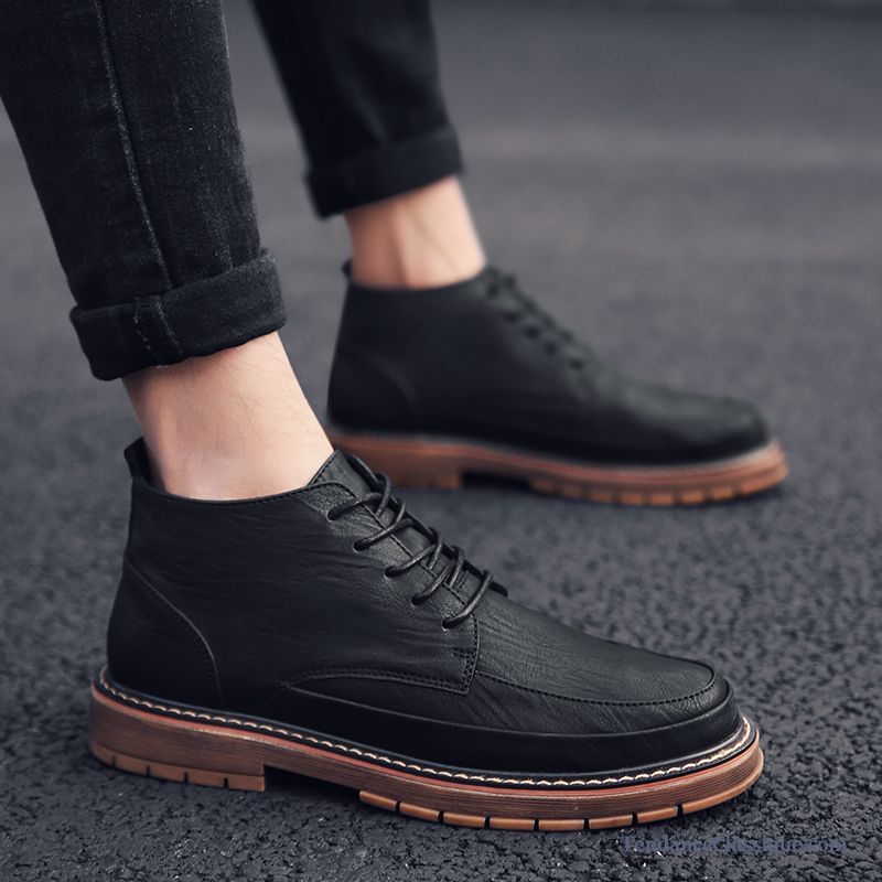 Bottines Grises Homme, Chaussure En Cuir Homme Pas Cher