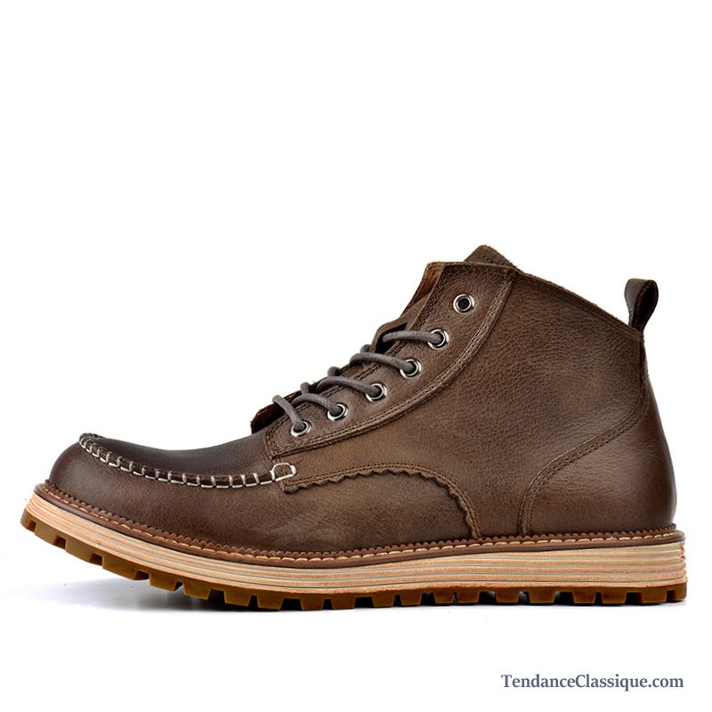 Bottines Homme Marron, Mode Homme Bottes