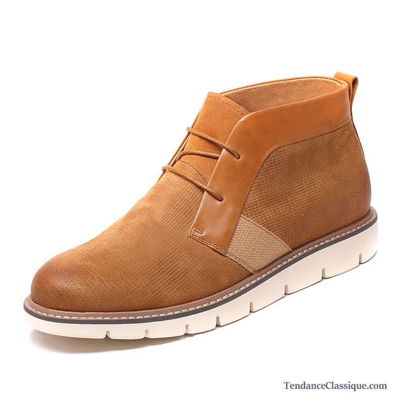 Chaussure Botte Homme, Bottines Homme En Daim