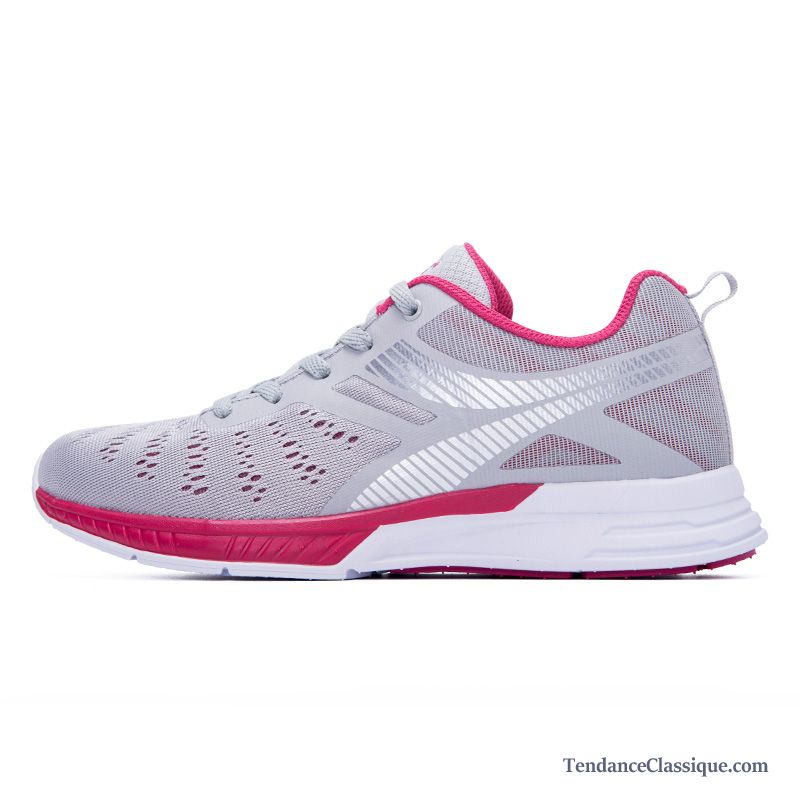 Chaussure Femme Montant Saumon, Chaussures De Running Compensées