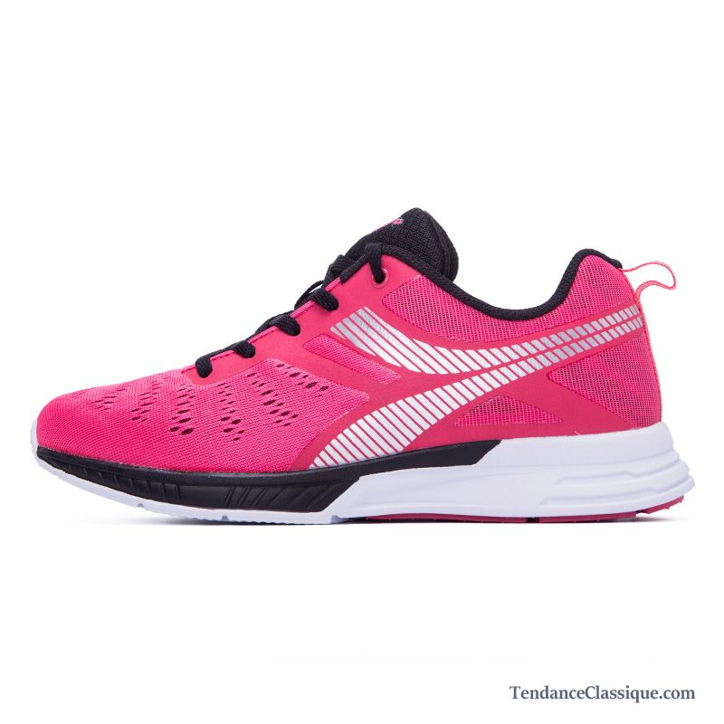 Chaussure Femme Montant Saumon, Chaussures De Running Compensées