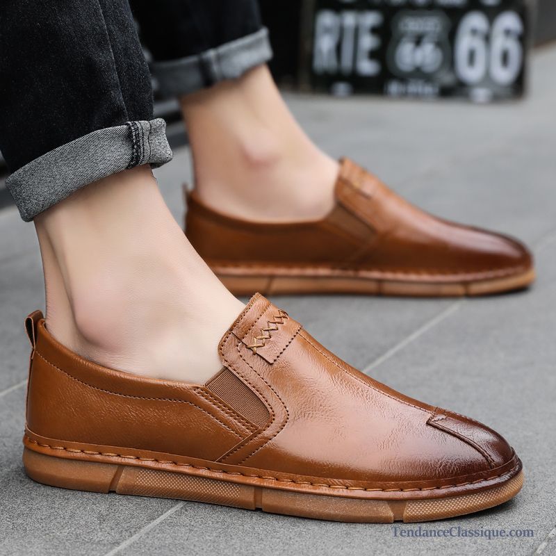 Chaussure Homme Fashion, Mocassin Blanc Homme Pas Cher