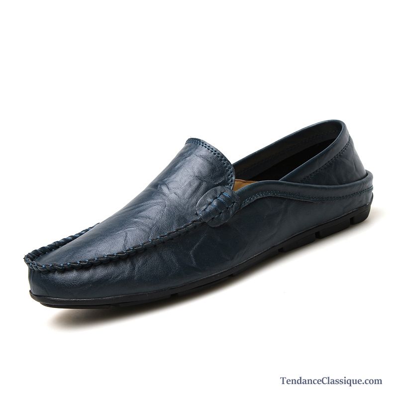 Chaussure Homme Pas Cher Lavande, Mocassin A Talon Pas Cher