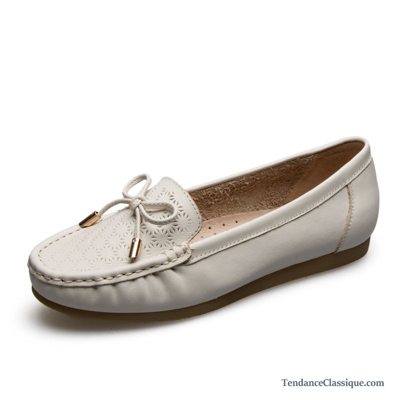 Chaussure Mocassin Femme Pas Cher Argent, Mocassin Femme Talon