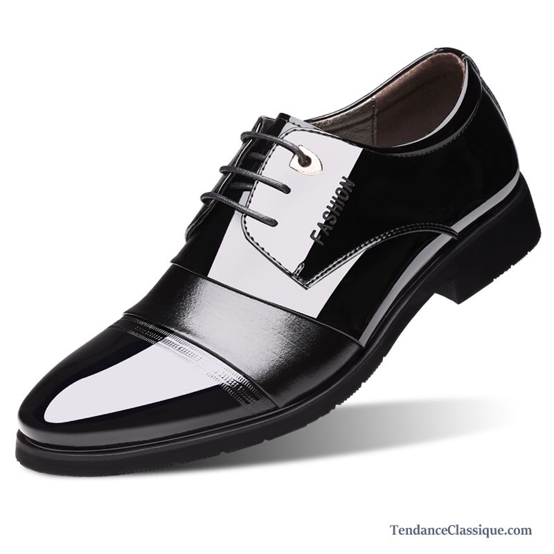Chaussures Cuir Homme Noir Violet, Chaussure Simili Cuir Marron Homme Soldes