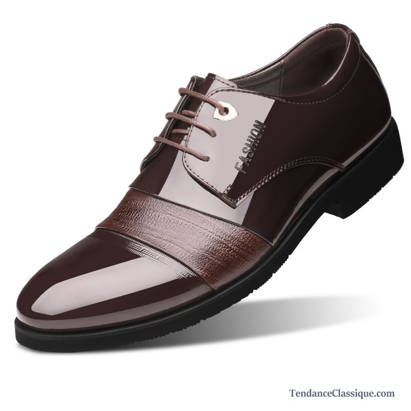 Chaussures Cuir Homme Noir Violet, Chaussure Simili Cuir Marron Homme Soldes