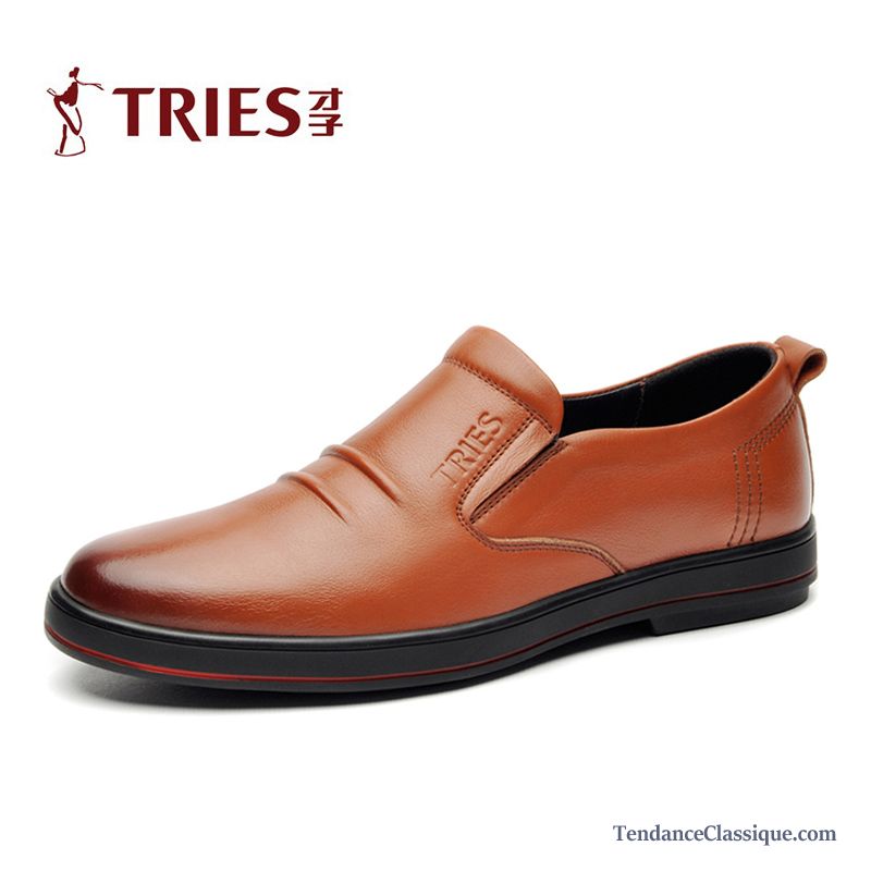 Chaussures En Cuir Marron Homme Rouge, Soldes Bottines Homme Cuir