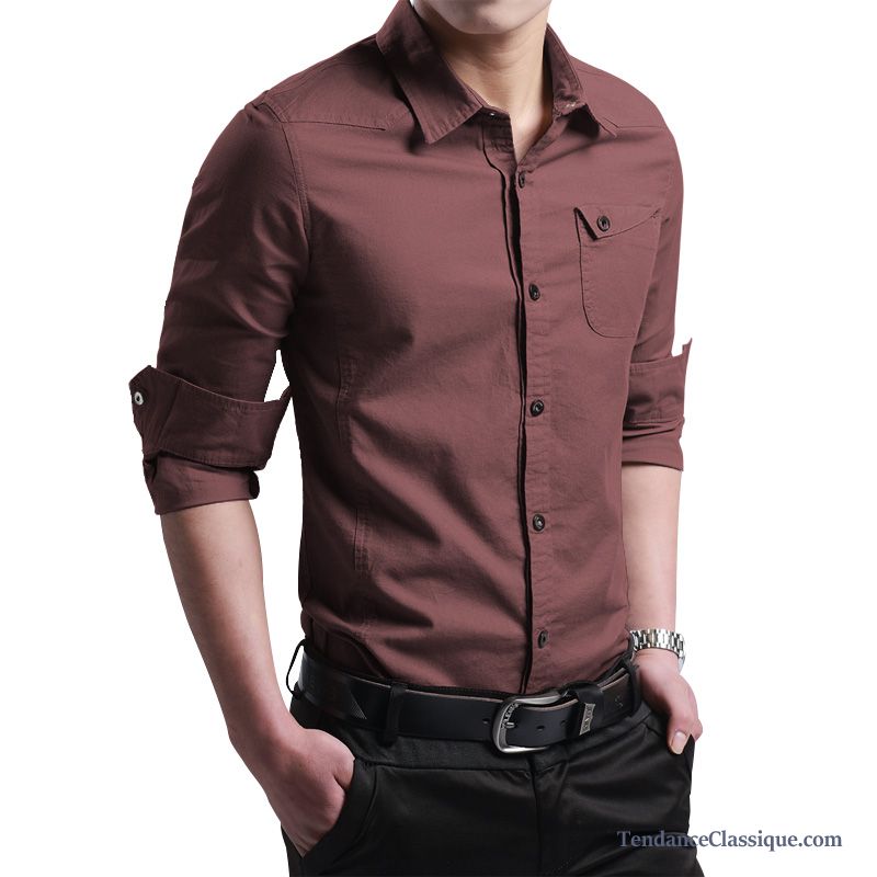 Chemise Chaude Homme Hiver, Chemise Blanche Et Noir France