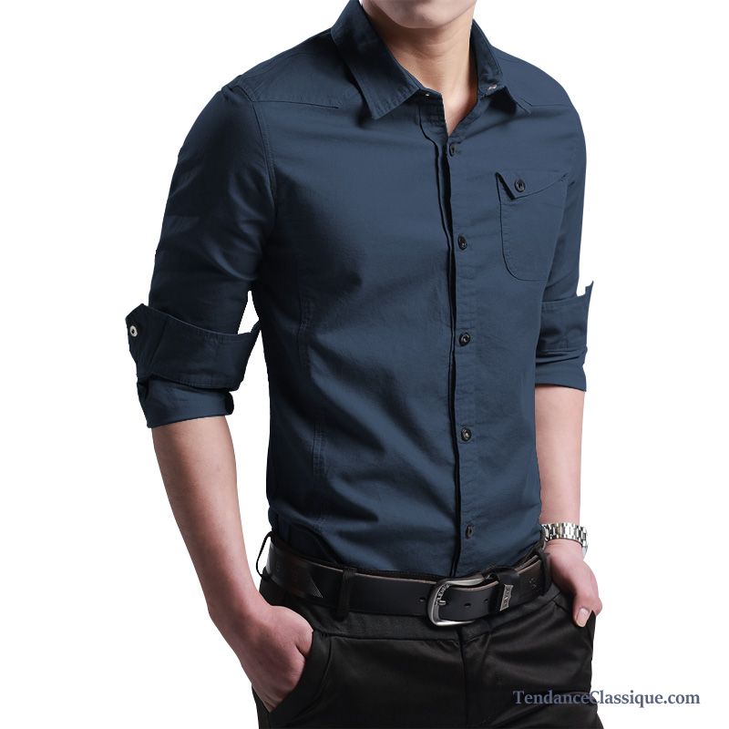 Chemise Chaude Homme Hiver, Chemise Blanche Et Noir France