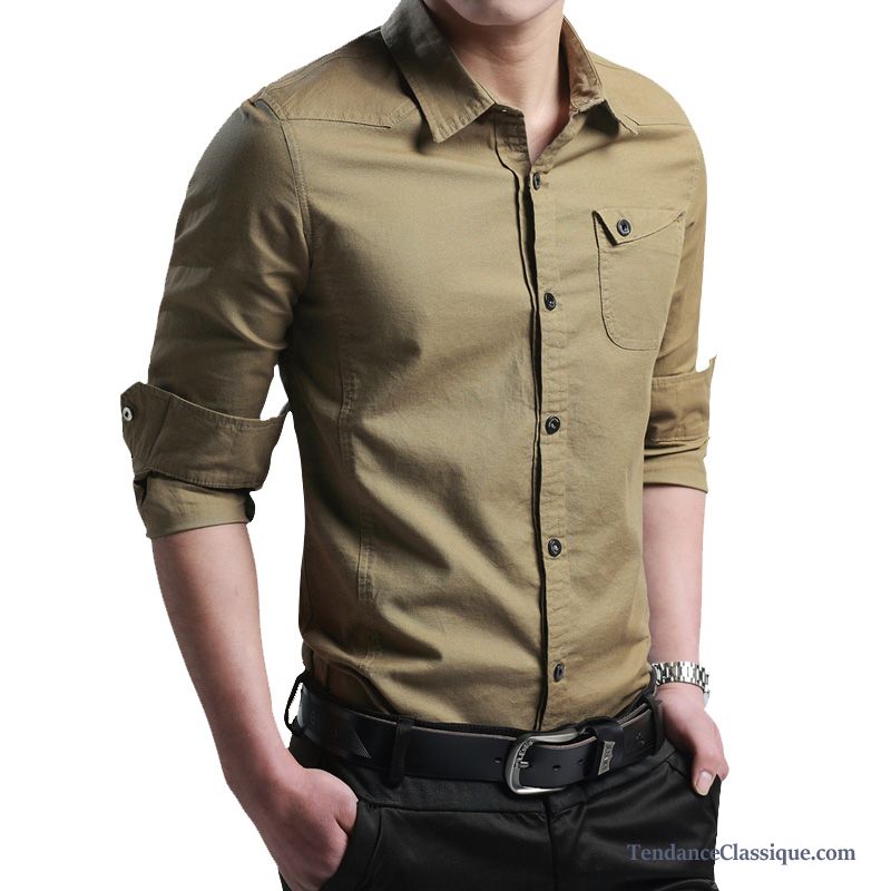 Chemise Chaude Homme Hiver, Chemise Blanche Et Noir France